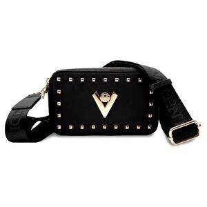 Valentino Orlandi Camera Bag Crossbody Adjustable Black